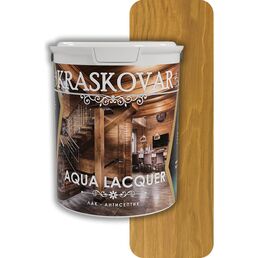 Лак-антисептик для дерева и камня Kraskovar Aqua Lacquer 1321