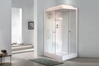 Душевая кабина Royal Bath 120х80 RB 8120HP6-WC L стекло матовое, профиль белый