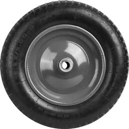 Колесо для тачки резиновое размер 3.00-8 ø втулки 20 мм ø колеса 355мм