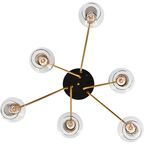 Люстра потолочная Arte Lamp Manchester 6 ламп цвет черный