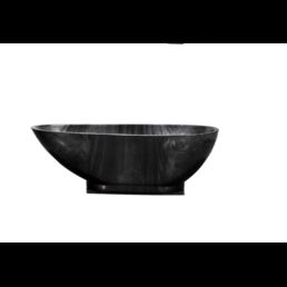 Отдельностоящая ванна Frank 180x85 F181 акрил, обсидиан