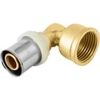Угол комбинированный 90° 1/2"x16 мм ВР латунь Aquabeam ABP.252.Y.001604