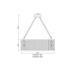 Светильник подвесной Arte Lamp a1065sp-8pb