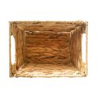 Корзина для хранения 21x15x15 см гиацинт цвет натуральный