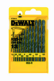 Набор сверл DEWALT DT5912 по металлу, 1.5-6.5 мм, 13 шт (DT5912-QZ)