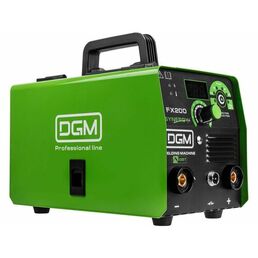 Полуавтомат сварочный DGM FX200 без газа, режимы сварки FLUX, MMA, TIG LIFT