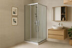 Душевой уголок Royal Bath 90х90 RB HPD-T-ST стекло прозрачное, профиль сатин