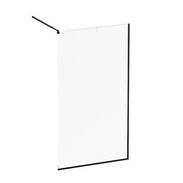 Душевая перегородка Walk In Am.Pm Func 110x200 W84WI-110-F1-BTE стекло прозрачное, профиль черный матовый