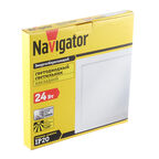Светильник светодиодный Navigator 4000К 24 Вт белый IP20 (71399)