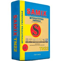 Штукатурка гипсовая Samix TN-22 Белый 30 кг
