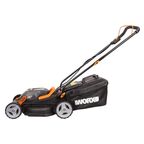Газонокосилка аккумуляторная Worx WP770E 40 В 34 см 2x2.5 Ач АКБ и ЗУ входит в комплект