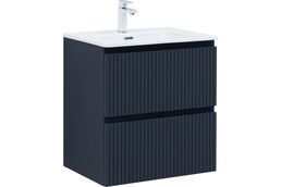 Тумба с раковиной Aquanet Джейн (Flat) 60 подвесная, маренго