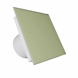 Вентилятор вытяжной DiCiTi AEON 4C, D 100, с обратным клапаном, со стеклянной панелью PAGM Pale Green