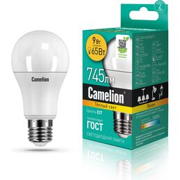 Светодиодная лампа Camelion LED 9-A60/830/E27 12043