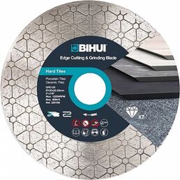 Алмазный диск для заусовки плитки под 45 градусов BIHUI DPE125