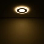 Светильник встраиваемый Gauss Backlight BL114 круглый 3 и 3 Вт свет тёплый белый