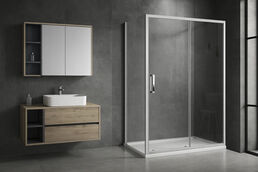 Душевой уголок Royal Bath Accord 140х110 RB 11140HPS-T-ST стекло прозрачное, профиль сатин
