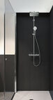 Душевая стойка Hansgrohe Crometta Е 240 1jet Showerpipe 27271000 с термостатом, без излива, хром