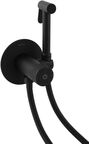 Встраиваемый смеситель с гигиеническим душем Allen Brau Liberty 5.33005-31 с внутренней частью, черный матовый
