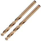 Сверло спиральное по металлу Kranz HSS-Co 2.5x57 мм, 2 шт.