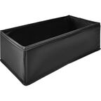 Набор коробок без крышки 31x31/15x31/15x15 см полиэстер цвет черный 4 шт