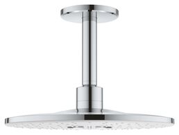 Верхний душ GROHE Rainshower 310 SmartActive с потолочным душевым кронштейном 142 мм, 2 режима струи, белая луна