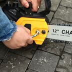 Пила цепная аккумуляторная Deko DKCHS 20 2x4.0 Ah 30.5 см