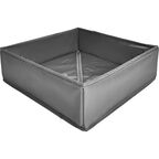 Набор коробок без крышки 31x31/15x31/15x15 см полиэстер цвет серый 4 шт