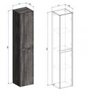 Пенал BelBagno KRAFT-1600-2A-SC-RT-L