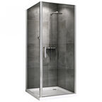 Душевой уголок Abber Sonnenstrand 60x100 AG04060-S100 стекло прозрачное, профиль хром, без поддона