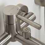 Смеситель для ванны Wasserkraft Wern 4201 с душевой лейкой, никель