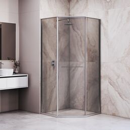 Душевой уголок RGW SV-82 120x80 33328282-31R стекло тонированное, профиль хром