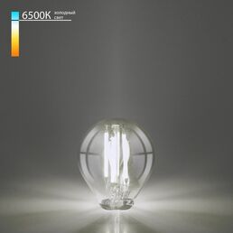 Филаментная светодиодная лампа 8W 6500K E14 (G45 прозрачный) Elektrostandard BLE1447