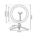 Светильник Gauss Ring Light RL003 светодиодный кольцевой 30 см