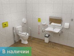 Полный комплект оборудования для санузла эконом (для хрупких стен)