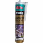 Akfix Аквариумный силиконовый герметик 100AQ, черный, 280 мл SA079.28B