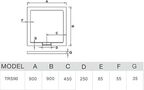 Душевой поддон WeltWasser WW TR TRS90