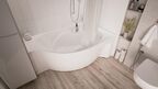Ванна акриловая MarKa One Ergonomika 175x110 01эрг17511п белая R