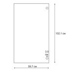 Фасад кухонного шкафа Верея 59.7x102.1 см DELINIA ID ЛДСП цвет Светлое дерево