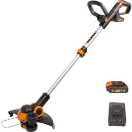 Триммер аккумуляторный Worx WP164E 20 В 1x2 Ач АКБ и ЗУ входит в комплект