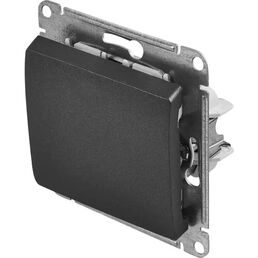 Переключатель перекрестный встраиваемый Systeme Electric Glossa 1 клавиша цвет антрацит