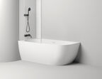 Ванна из искусственного камня Salini  Sofia Corner L S-Stone 170х85 102525M белая матовая,  пристенная угловая