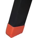 Стремянка-табурет стальная Zalger 9901-03Ч 3 ступени, двухсторонняя, максимальная нагрузка 120 кг