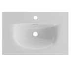 Раковина мебельная BelBagno 70 см BB-8099-3-70 белая глянцевая