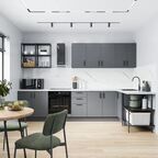 Напольный шкаф Вельга Konsensa 60x87x56 см цвет черный
