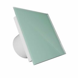 Вентилятор вытяжной DiCiTi AEON 5C, D 125, с обратным клапаном, со стеклянной панелью PAGL Aquamarine