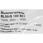 Выключатель встраиваемый Systeme Electric Blanca 3 клавиши цвет белый