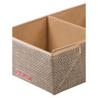 Ящик с отделениями Casy Home For Professionals 50x32x18см, коричневый