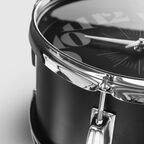Часы настенные IsTime Drum черные 27,5х16,7х27,5 см