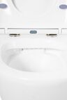 Унитаз подвесной BelBagno Tre BB8001CHR/SC c креплением и сиденьем дюропласт soft close